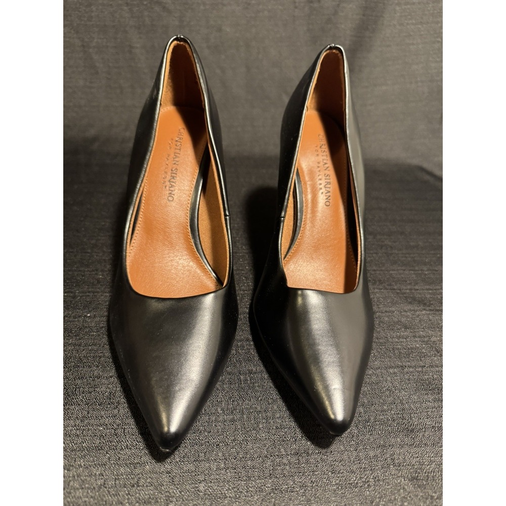 Christian Siriano for Payless Black Pointed Toe Stiletto Pumps Women's 8